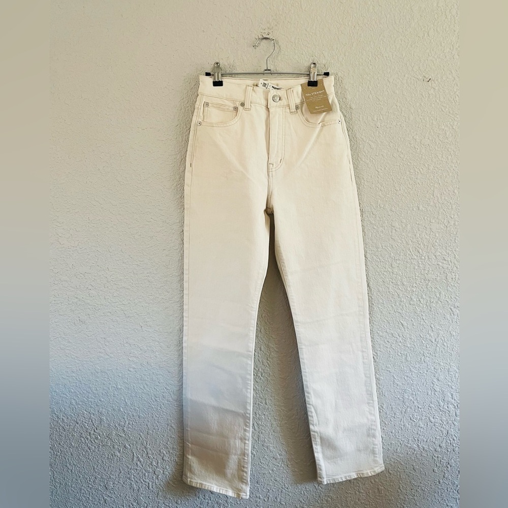 Madewell The 90s Straight in Vintage Canvas NWT 24